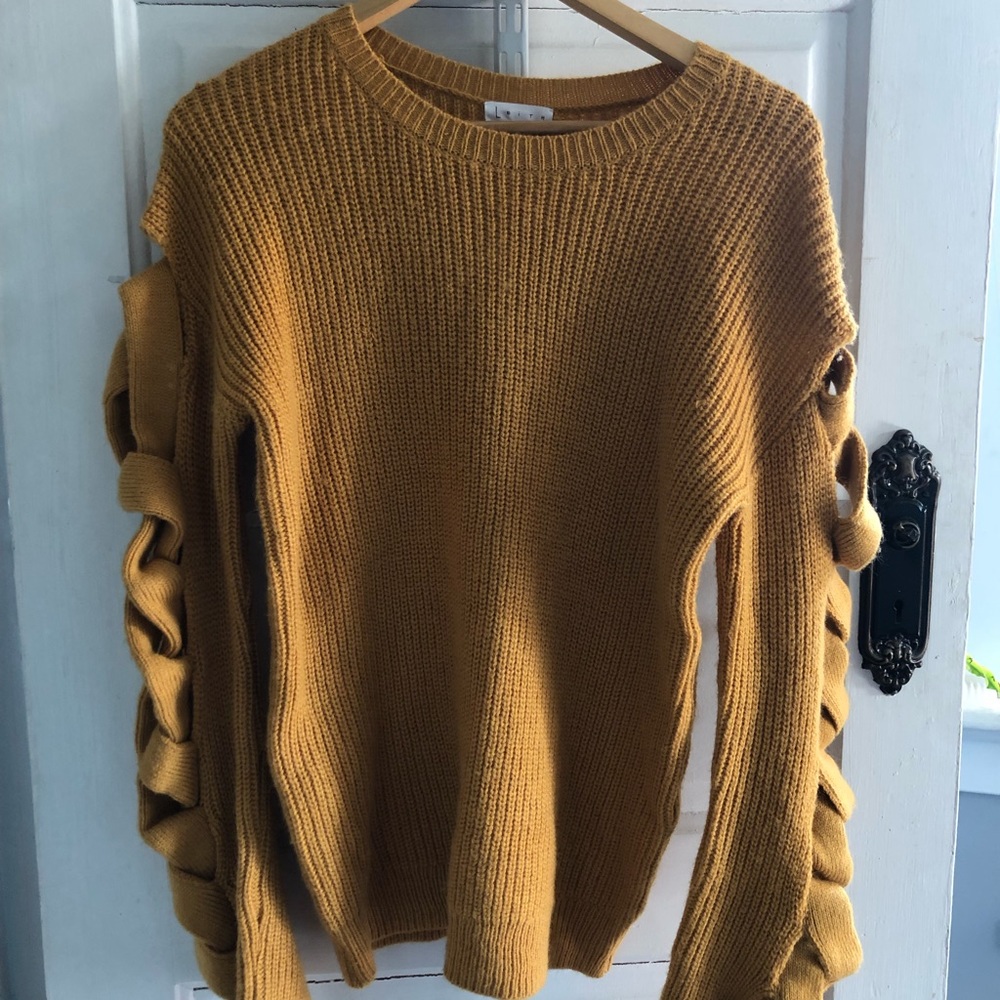 Keith knitted sleeve sweater